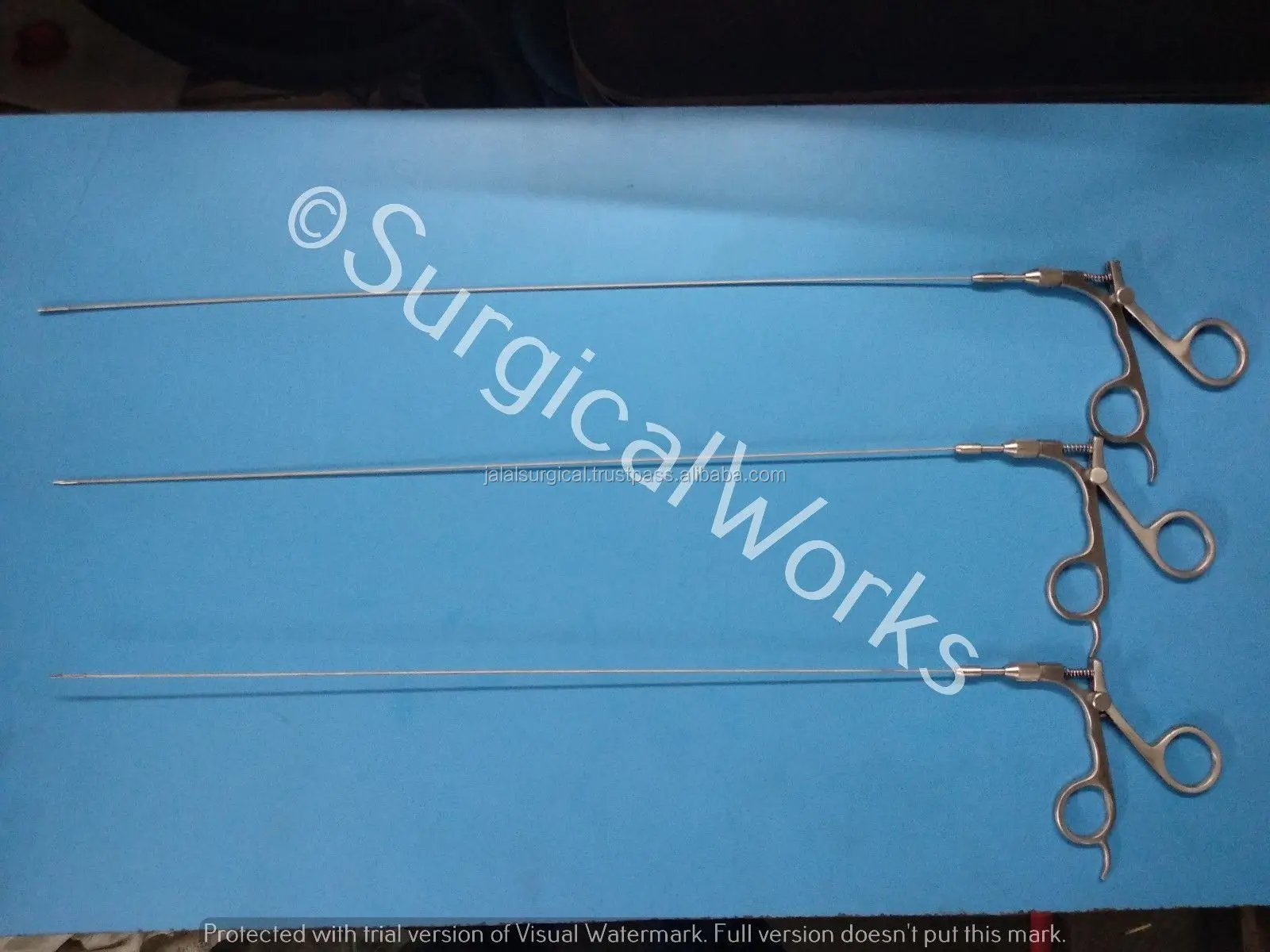 3pc Laparoscopy Urology Semi Rigid Alligator Forceps 3fr 4fr 5fr 7fr