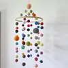 DIY Crib Mobile DIY Cot Mobile Nursery mobile Felt Ball Baby Mobile