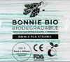 Bonnie Bio Compostable & Biodegradable, straight - individually wrapped - uncoloured - 5mm x 200mm PLA Straw