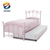 School Dormitory Metal Frame Single Bed folding bunk beds