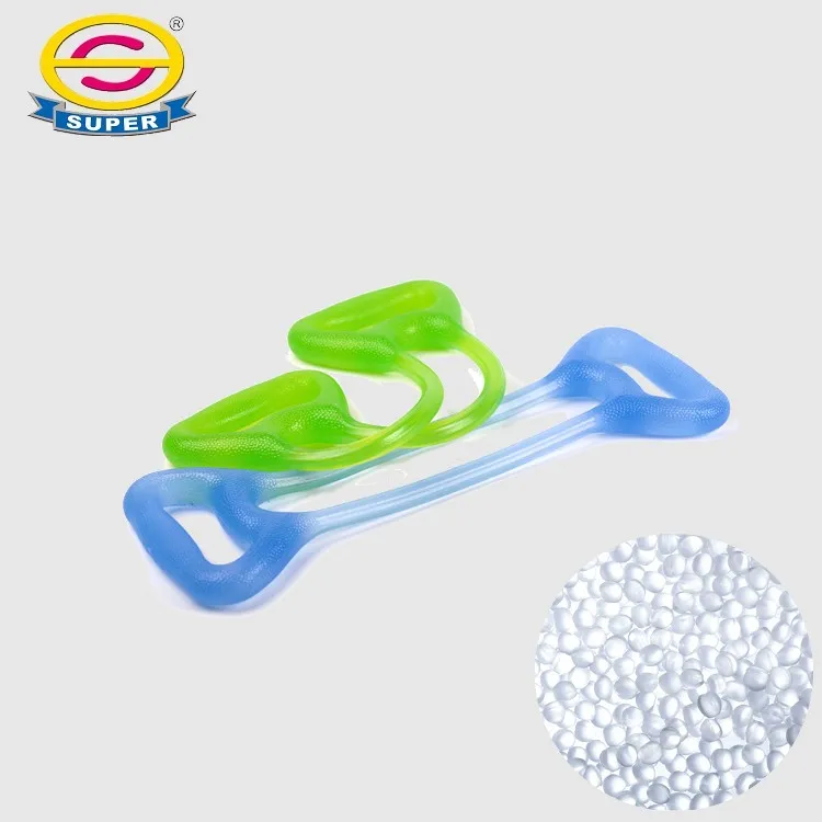 
TPE TPR Ultra Soft Gel Material For Exercise Tubes Chest Expander Double strips 