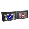 Mud Flap For Truck Accessories Black Emboss Checked Design