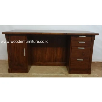 Teak Minimalist Desk Indonesia Wood Office Furniture Teak Minimalist Desk Indonesia Wood Office Furniture