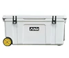 AHIC large commercial thermo cool box 120 liters trolley ice chest cooler with wheels