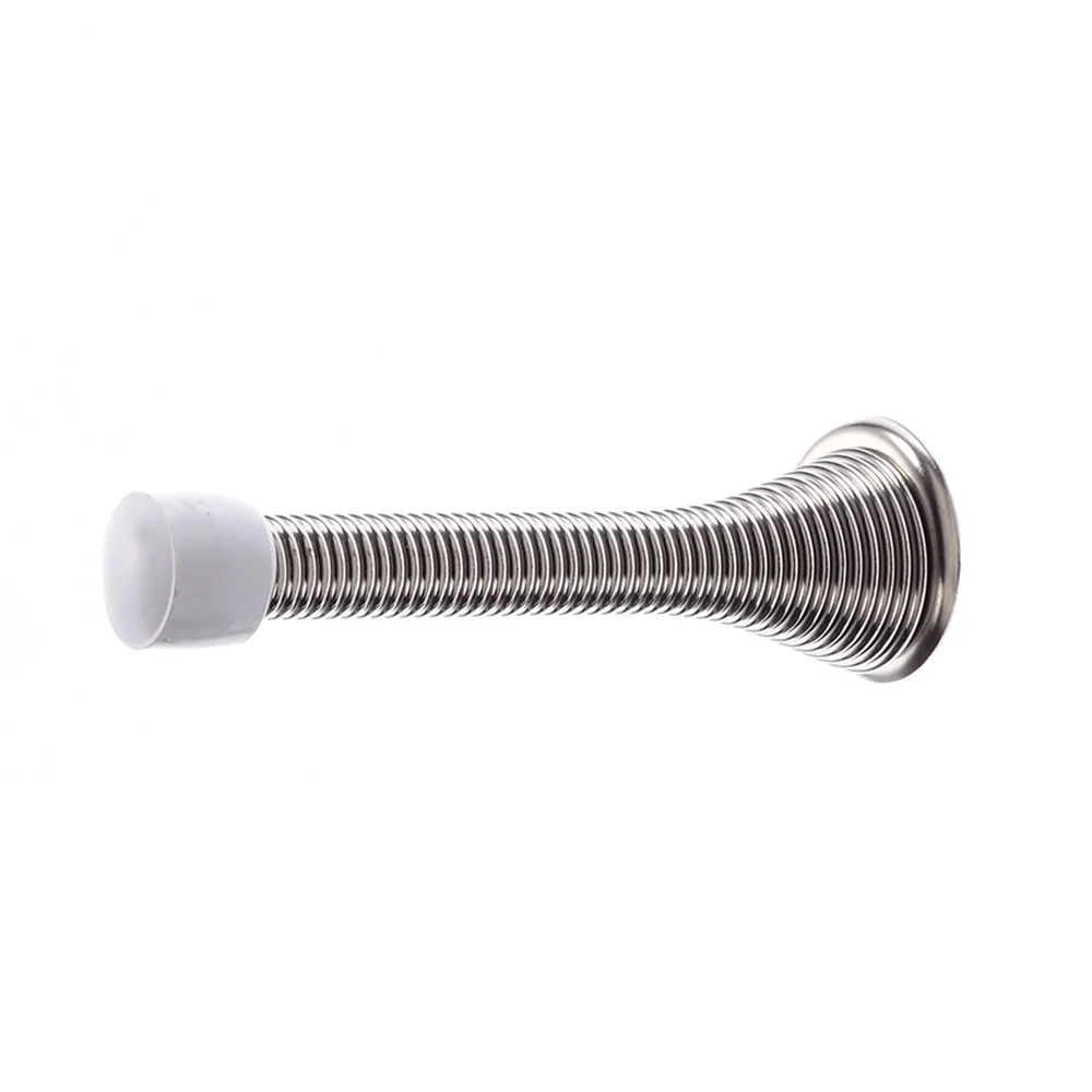 Heavy Duty Traditional Spring Door Stop with Bumper