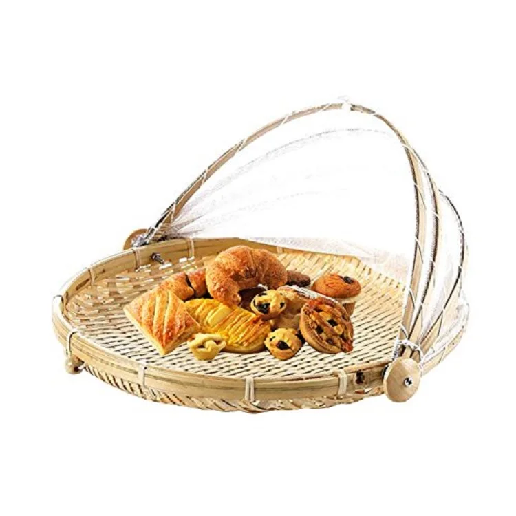 Special Design New Handicraft Ecofriendly Bamboo Food & Fruit Basket