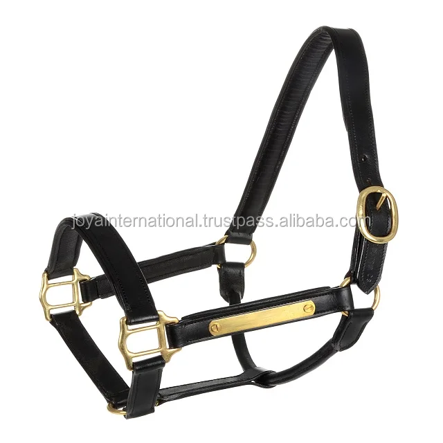 Leather Horse Halters With Name Plates,Name Plates Horse Leather