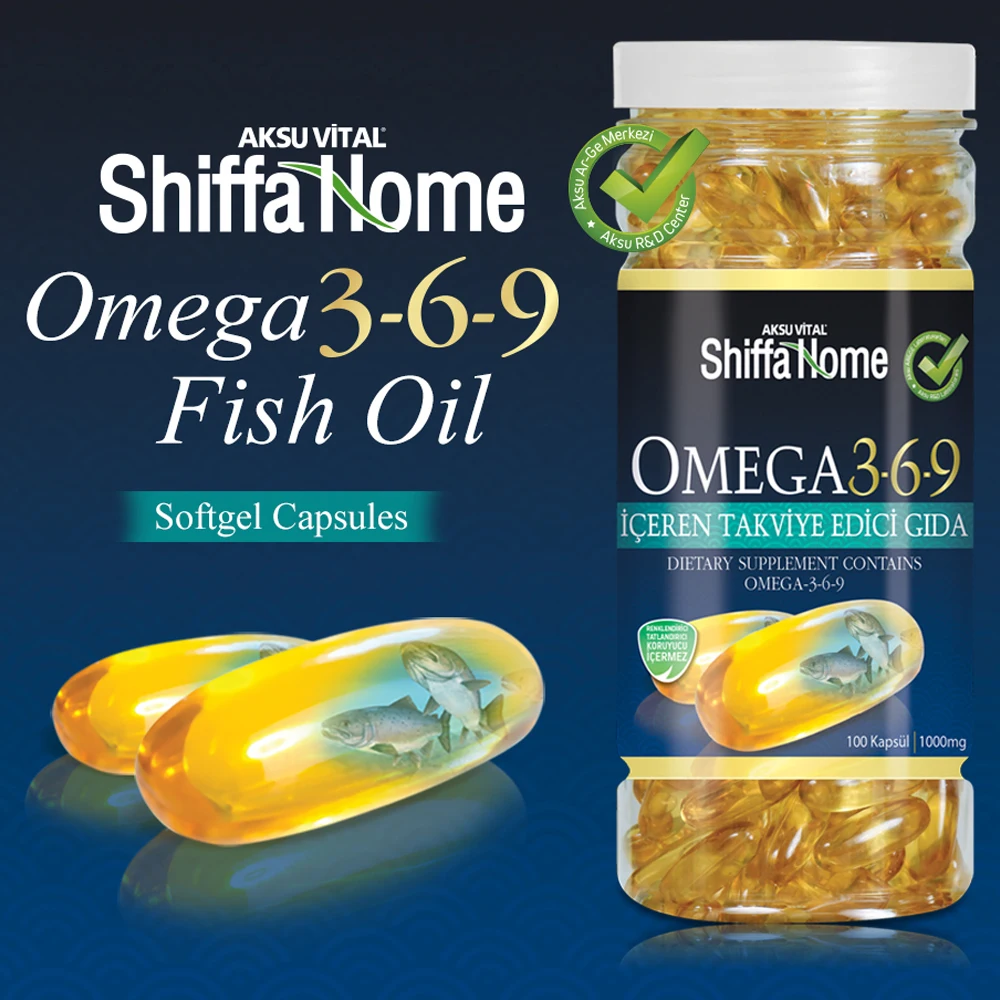 Omega 3 6 9 Softgel Fish Oil Health Supplements Fatty Acid Oil Gmp/halal Food Supplement Omega