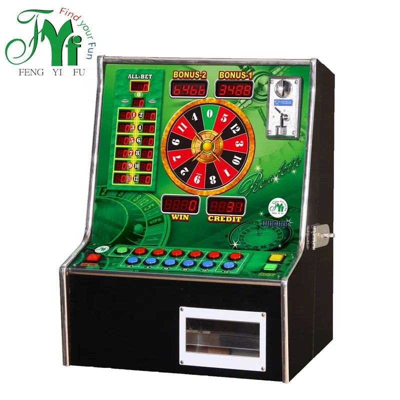 Gambling Coin Operated Table Roulette Machine / Slot Roulette Game