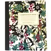 Floral Marble Design Composition Notebook