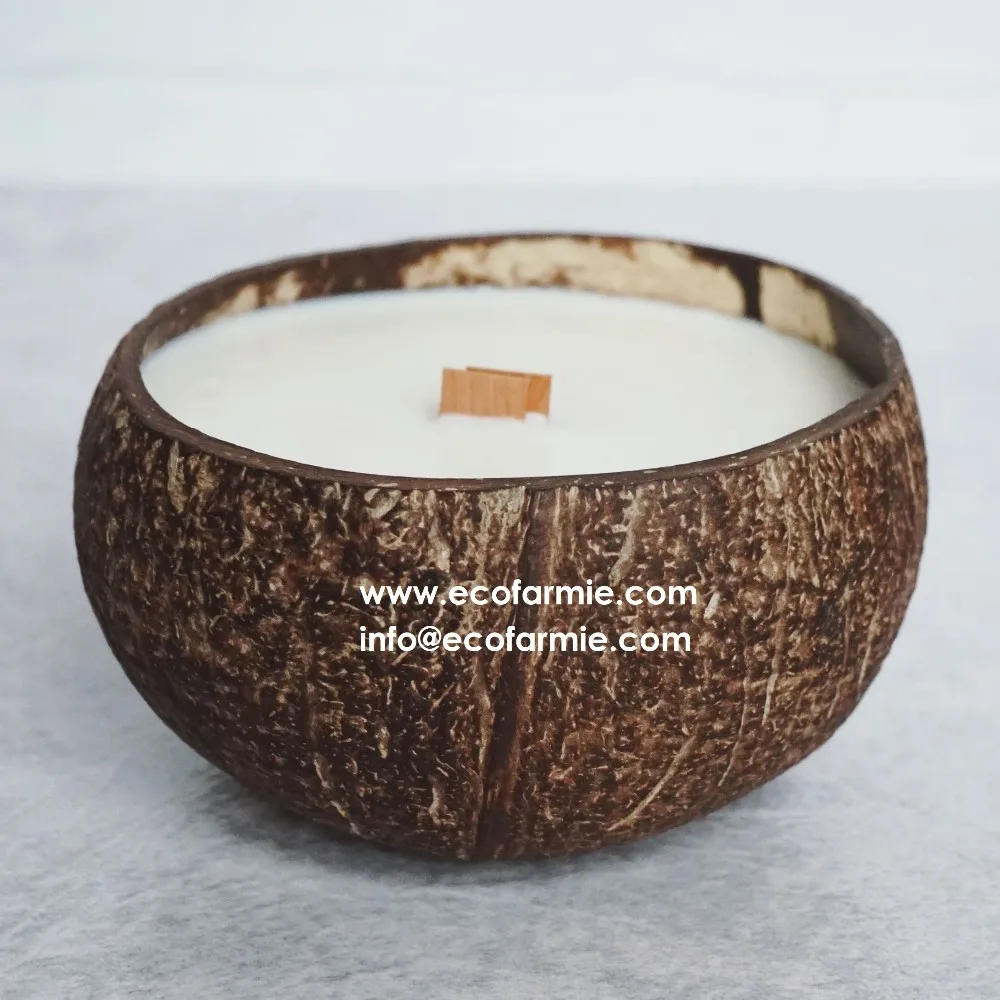 Natural Coconut Shell Scented Candles Large Size Buy Scented Candles