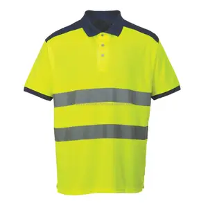 Hi-Vis Contrast Polo Shirt Hi-Vis Contrast Polo Shirt