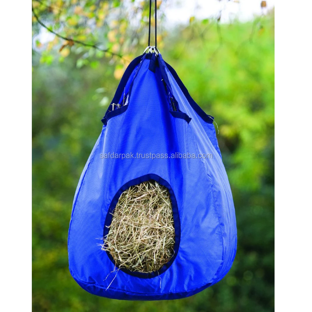 Hay Feeder Bag Miyabala Hay Bale Bag, 44x18x22inch With Top Slow