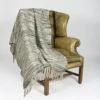Indian wool runner knee rug soft flannel fleece sofa bed blanket luxury warm throw