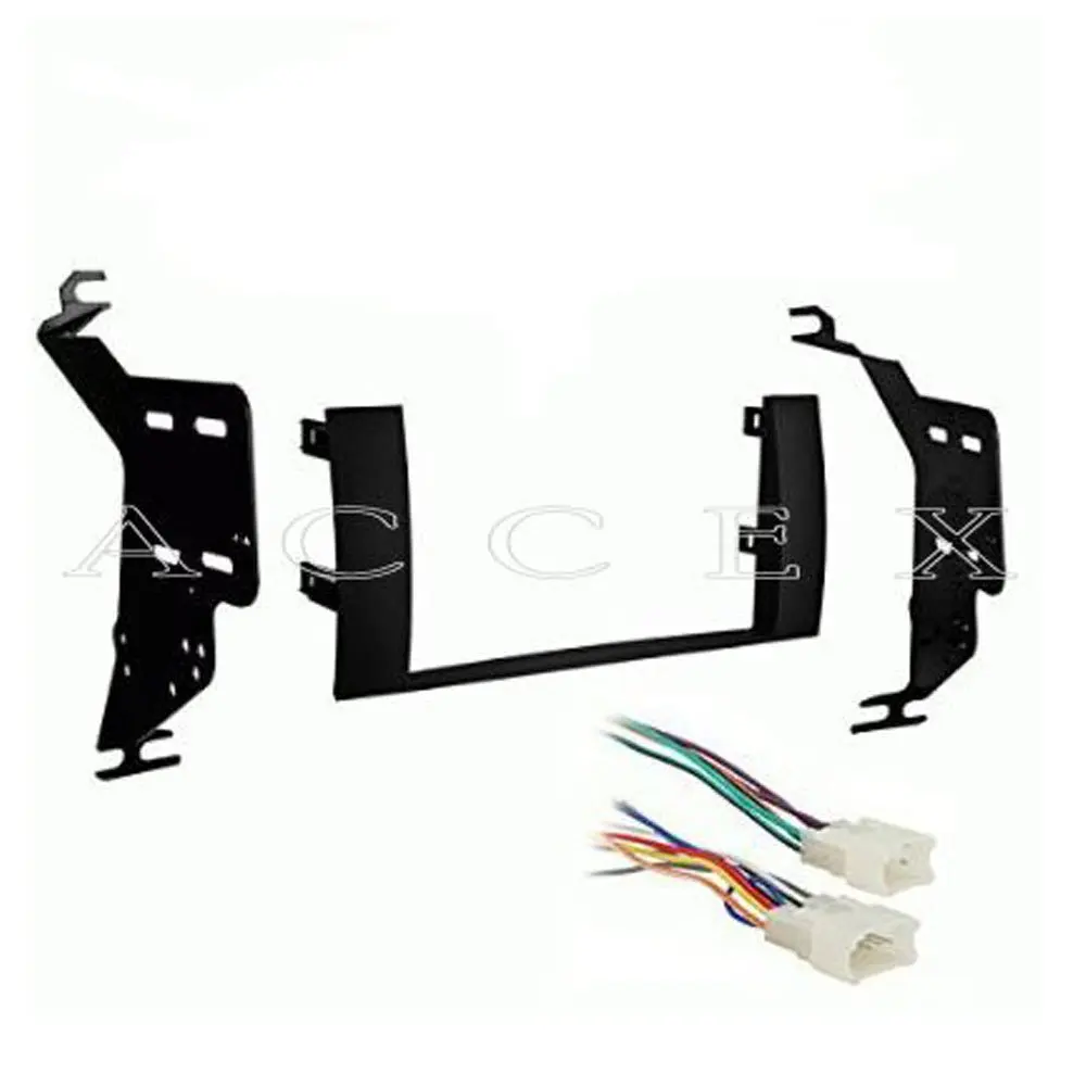 Buy Radio Stereo Install DOUBLE Din Dash Kit + Steering control wiring