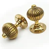 Brass Antique Swirl Design Door Knob
