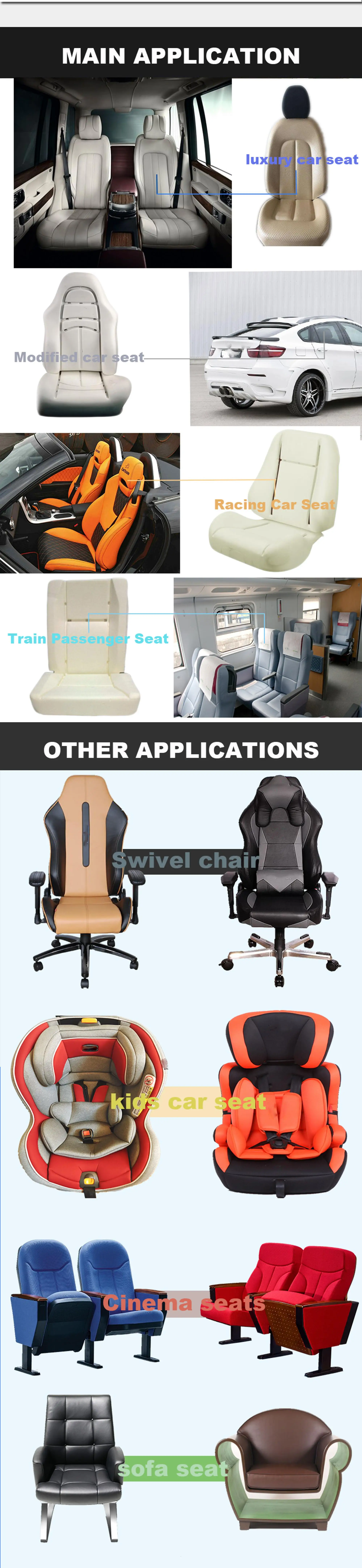 Polyurethane Car Seat Foam Pu Plastic Mold Making Of Customized