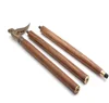 Solid Brass Bird Handle Walking Cane on Solid Hardwood Shaft 36"