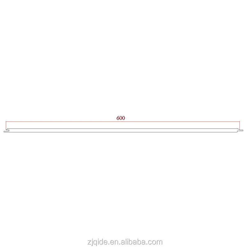 Building Material Interior Waterproof Fireproof 600mm V-seam WPC Wall Panel Ceiling