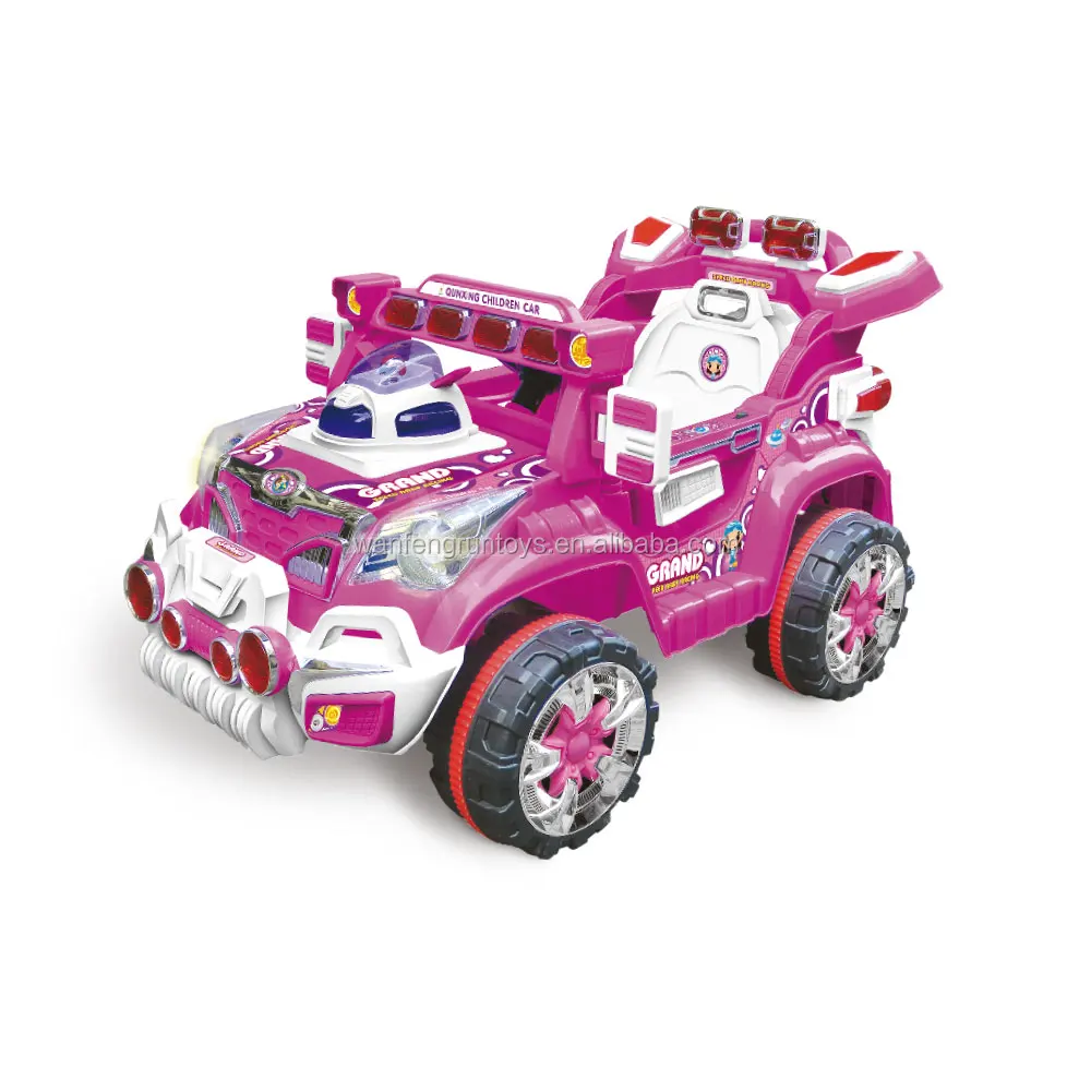 pink jeep electric car