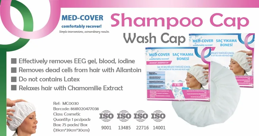 comfort hair shampoo cap