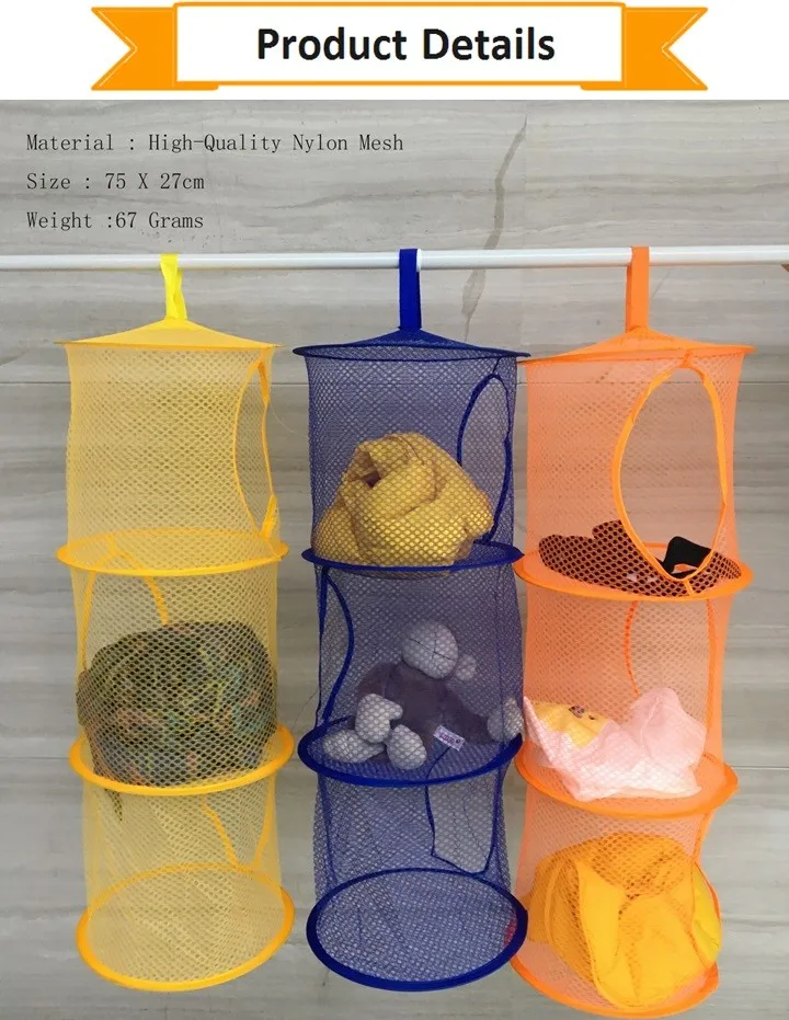 Collapsible Hanging Mesh Toy Organizer Buy Hanging Mesh Toy Organizer