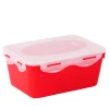 Plastic storage convenience free BPA clip clock 100% virgin PP plastic food container