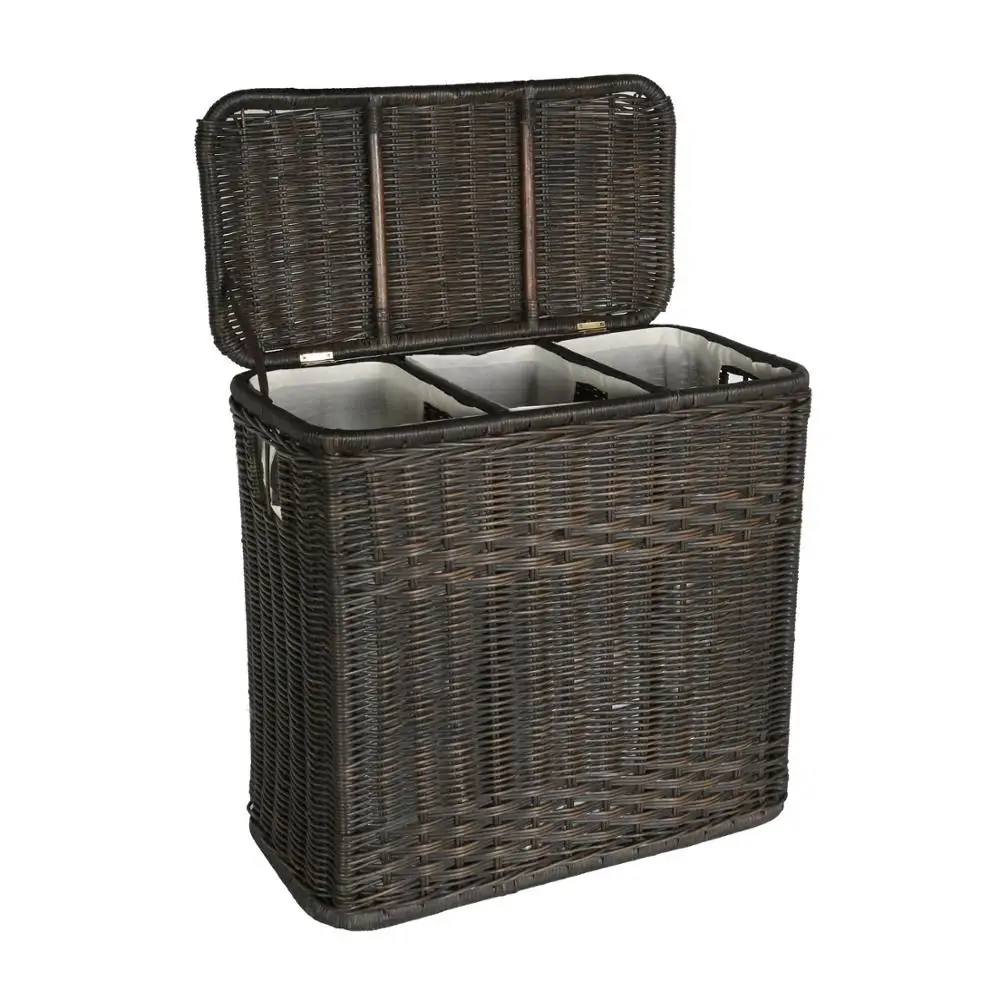 three laundry basket