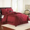 The Wholesale India Bazaar Presents Premium Quality 7 Pieces Comforter Set With Leaf Printing