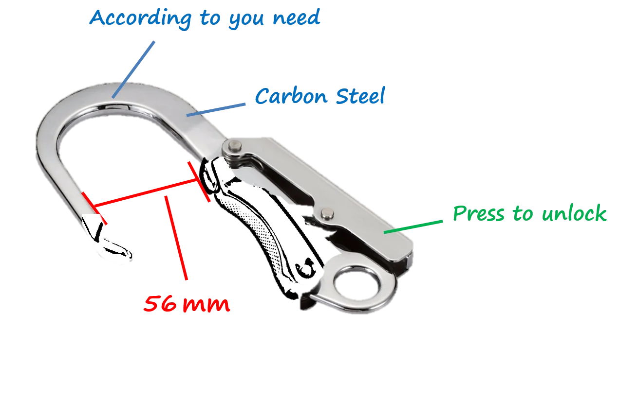 OEM industrial snap safety belt carabiner hook