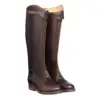 Polo Men Horse Riding Leather Long Zipper Ridding Real Leather Boots Tall Boots.