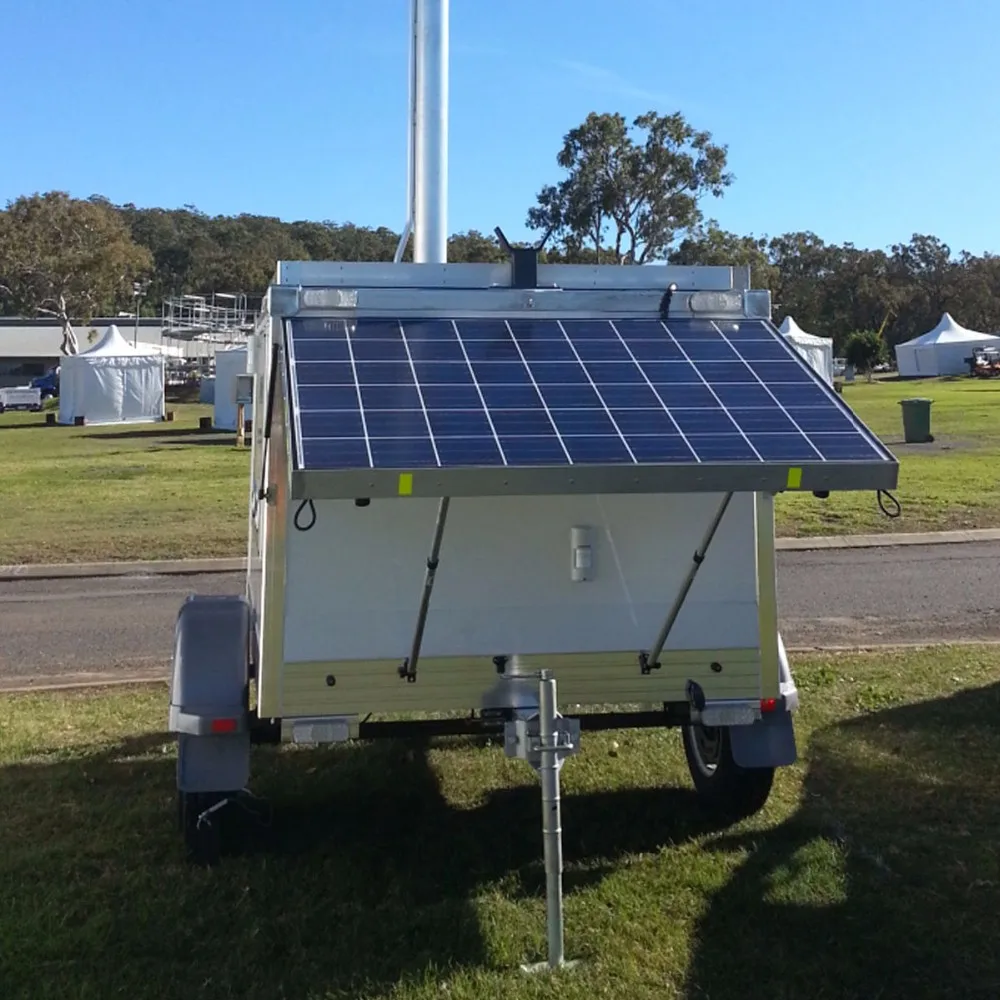 Mobile Security Surveillance Solar Cctv Camera Trailers Sales Buy