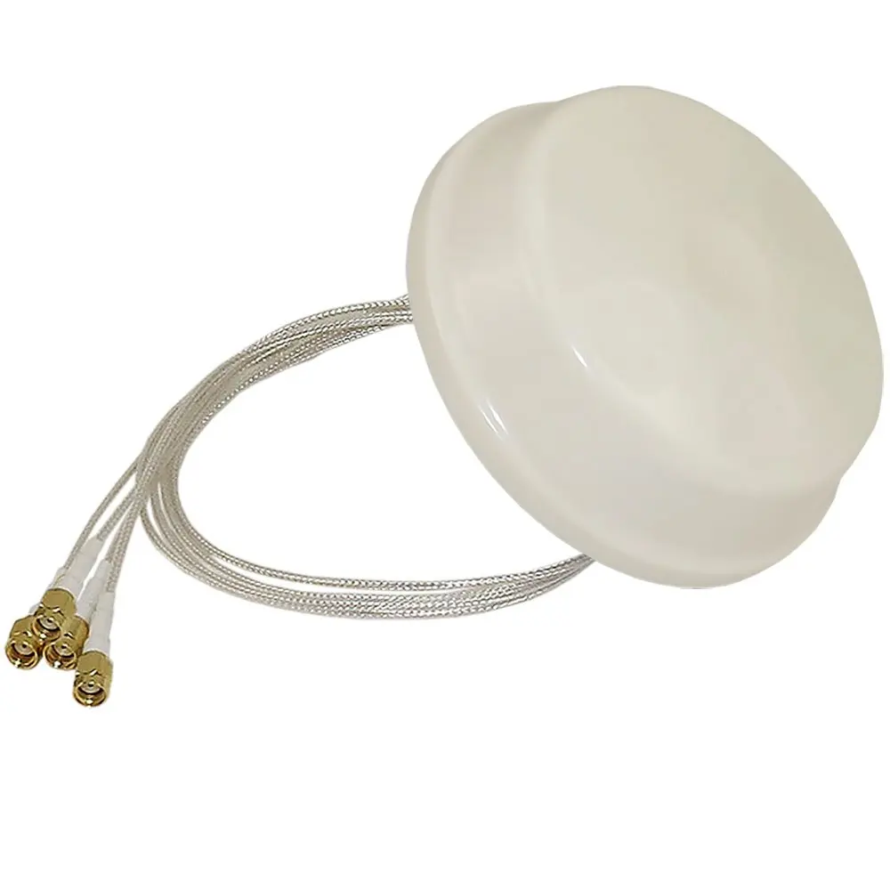 698-2700 MHz, SMA-male, 5m Cable Wide Band Omni-Directional LTE Internal Ceiling Mount Dome Antenna
