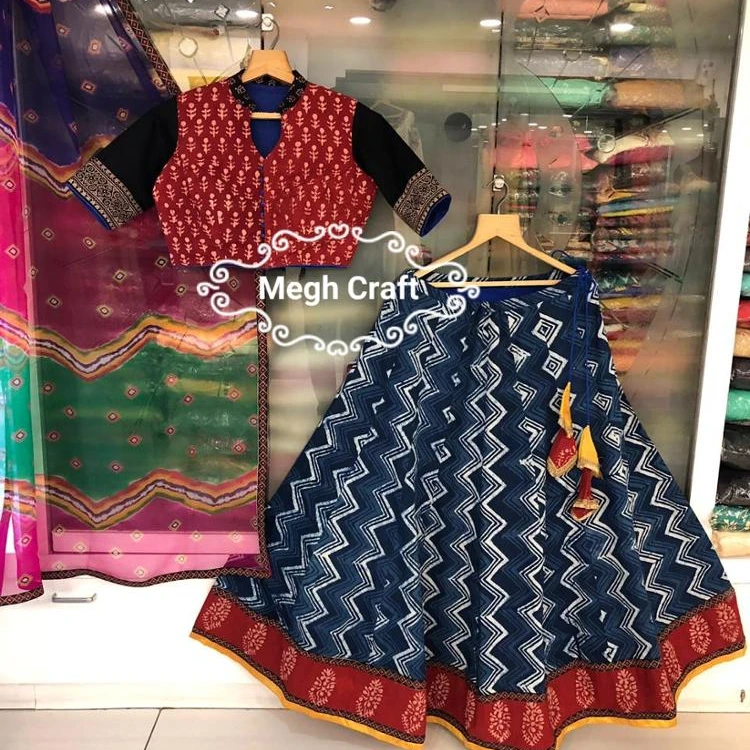 printed ghagra choli