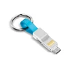 new trend 3IN1 TPE USB Cable keychain key ring multi portable Keychain Data Cable usb Charging data Cord For Smart Phone