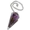 Orgone Healing Pendulum For Sale Amethyst Orgone Faceted Pendulums Orgone Pendulums Suppliers & Manufacturer