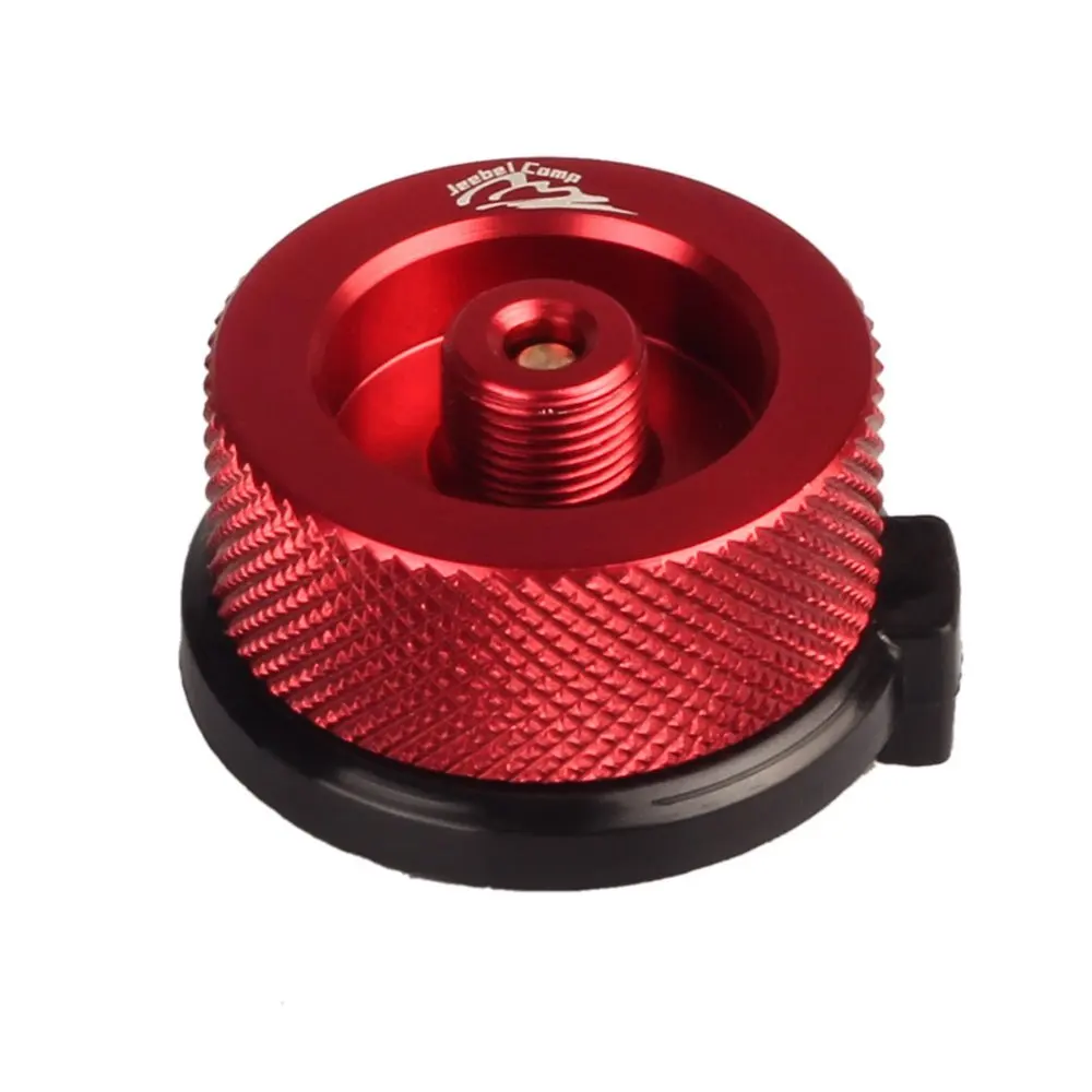 Lixada Butane Nozzle with Stable Bracket Gas Canister Head Conversion Adapter Gas Bottle Type Input Screw Type Lindal Valve Output