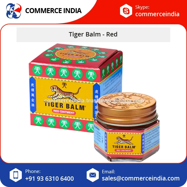 筋肉痛と頭痛のためのタイガーバームレッドアーユルヴェーダ独自薬軟膏 Buy Tiger Balm Tiger Balm Red Red Tiger Balm Ointment Product On Alibaba Com