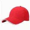Rd color baseball caps with high quality fabric used