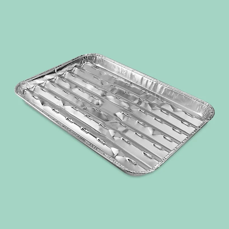 Large Full Size Picnic Disposable Aluminium Foil Bbq Grill Tray Buy Large Foil Trays Aluminium