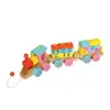 Train Set Toy | Wooden Train Pull Along Toys For Baby's Development