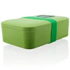 Japanese Traditional Box Leakproof Lunch Box Bamboo Fiber Tableware Can Be Microwaved Oven with Lunch Bag