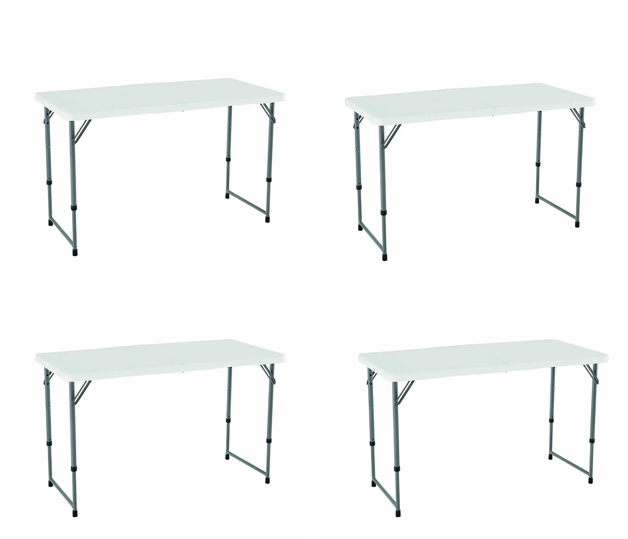 Get Quotations C2 B Height Adjustable Folding Utility Table Inches White Granite Pujxdr Get Quotations C2 B Height Adjustable Folding Utility Table Inches White Granite Pujxdr