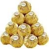 Ferrero Rocher Fine Hazelnut Chocolate 12 PACKS x 1.3oz packs 15.6oz total