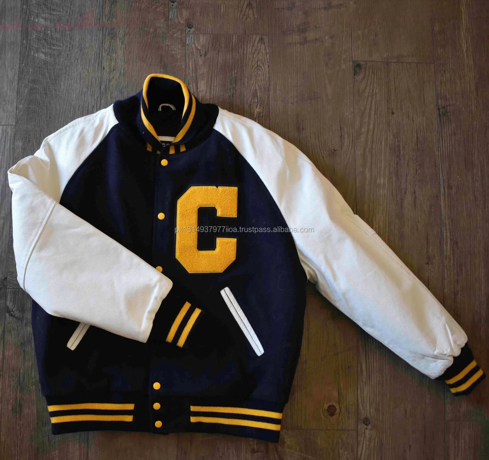 Wholesale Men Custom Cotton Fleece Baseball Sport Jacket Letterman ...