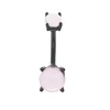 Cute black belly rings piercing jewelry prong set pink gems