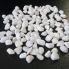 decorative stone / wall panel pebbles / snow white cobbles