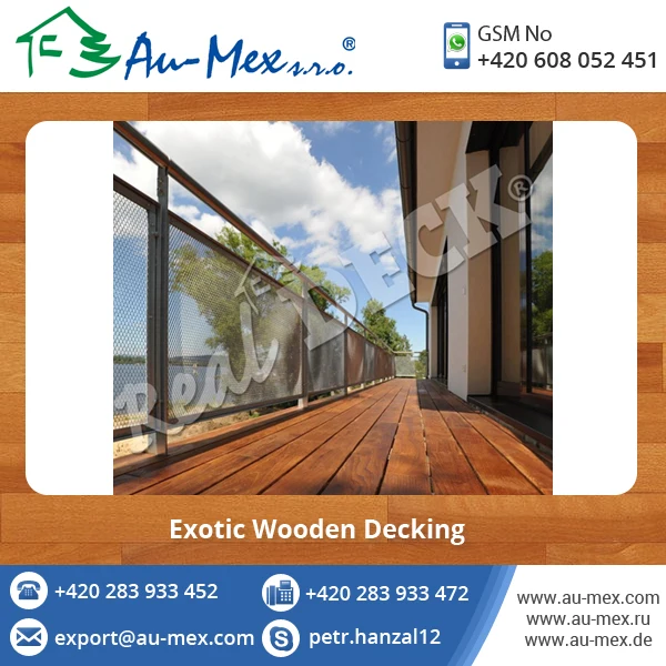 Exotic Wood Decking/ Composite Decking Outdoor Flooring Wood for Sale