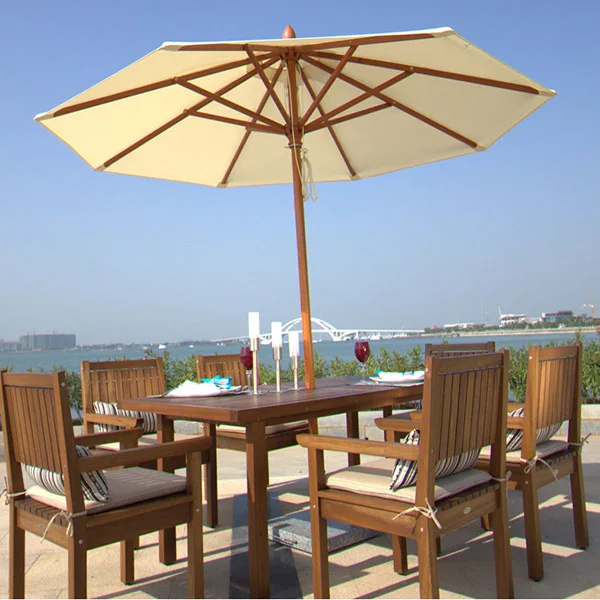hotel pool umbrellas
