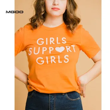 camisetas naranjas mujer